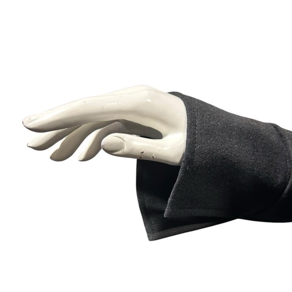 Colebrooke Black Size L Wood Blend Coat - Picture 6 of 6